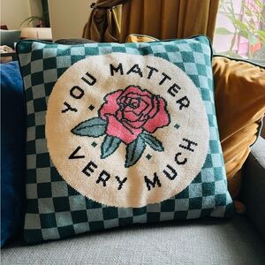 You matter very much needlework needlepoint pillow